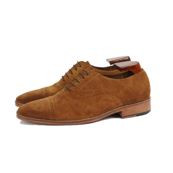 Captoe Suede Leather Shoes