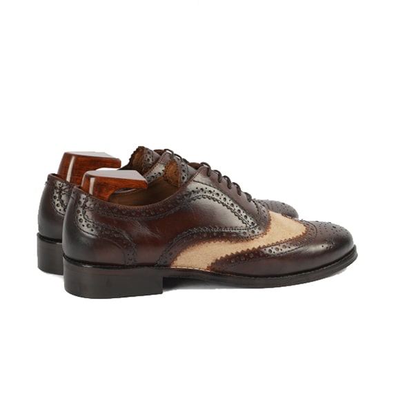 Wingtip Oxford Brogue Dark Brown Shoes