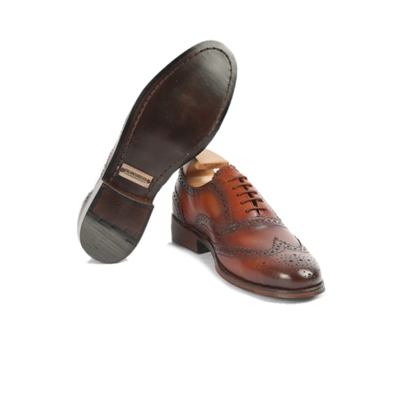 Wingtip Oxford Leather Men Shoes