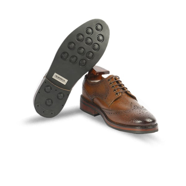 Italian Brown Men Shoes