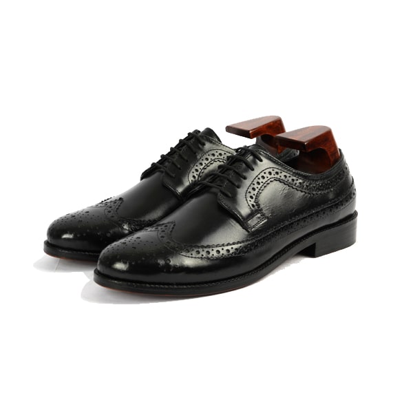 Wingtip Derby Black Men Shoes | mens designer shoes