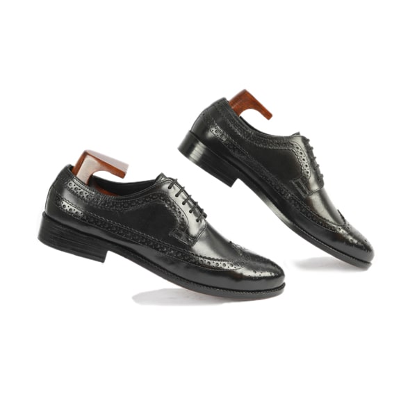 Wingtip Derby Black Shoes | Italian shoes for men