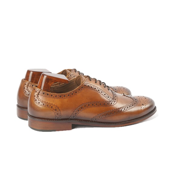 Wingtip Oxford Brogue Light Brown Shoes