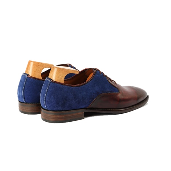 Oxford Suede Italian Leather Shoes | Italian handmade shoes