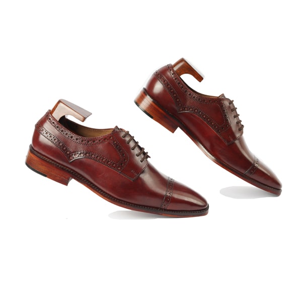 Wingtip Derby Captoe Men Shoes | Italian handmade shoes