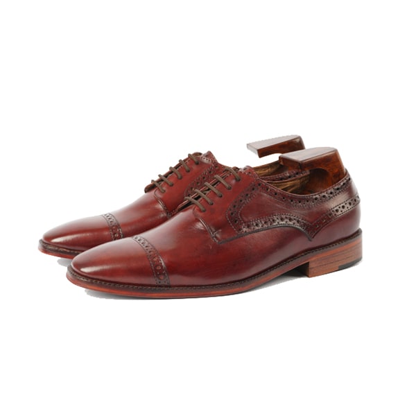 Wingtip Derby Captoe Shoes | Italian shoes men