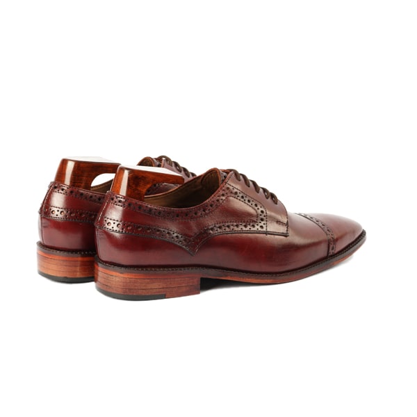 Wingtip derby Captoe shoes | Italian leather shoes