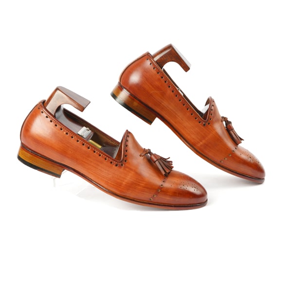 Tassel Leather Shade Brown Loafer
