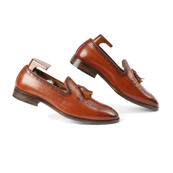 Shiny Tassel loafers | Pure Leather Shoes