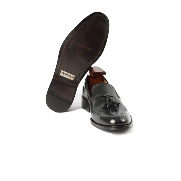 Classic Black Tassel Loafer Shoes | italian shoes men
