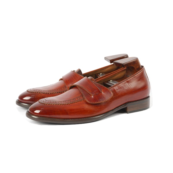 Monk Strap Single Buckle leather Shoes | Italian men shoes