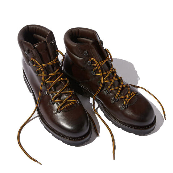 Dark Brown Leather Ankle Boots