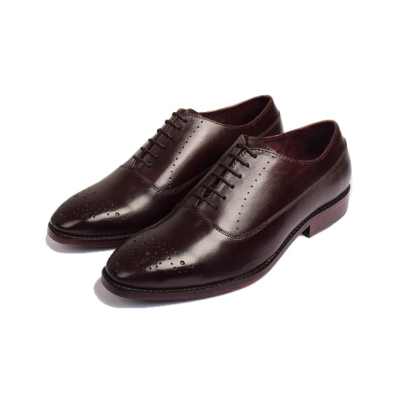 Oxford Leather Wholecut Shoes