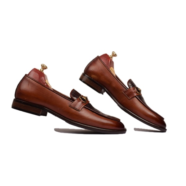Penny Brown Leather Loafer | Handcrafted Shoes India