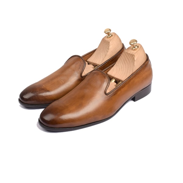 Classic Design Slip On Shade Brown Shoes