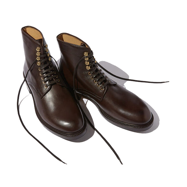 Derby High Ankle Colored Leather Boots